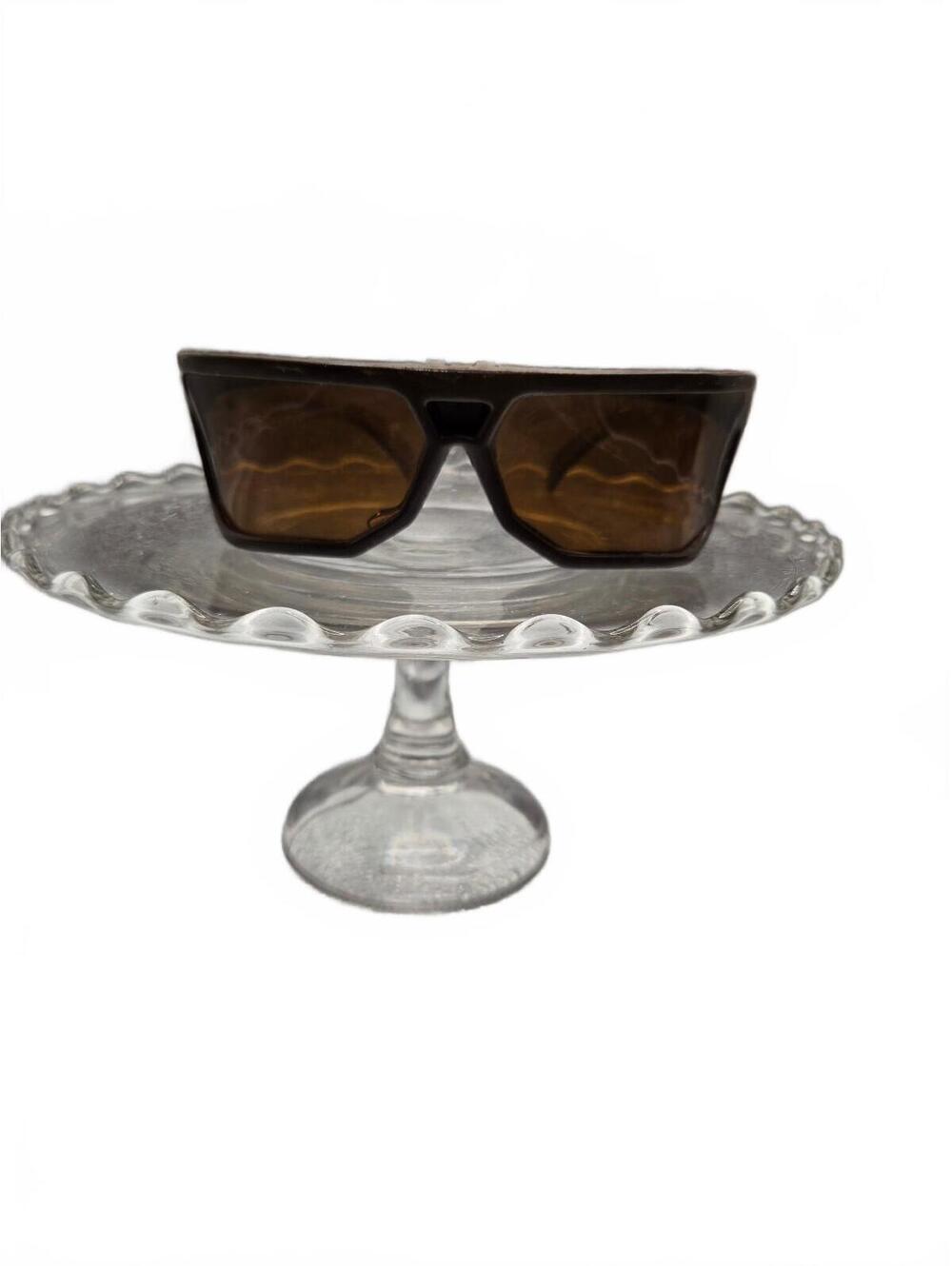 Vintage Brown Foster Grant Aquamates Flip Up Sunglasses
